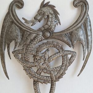 Silver Dragon Wall Art